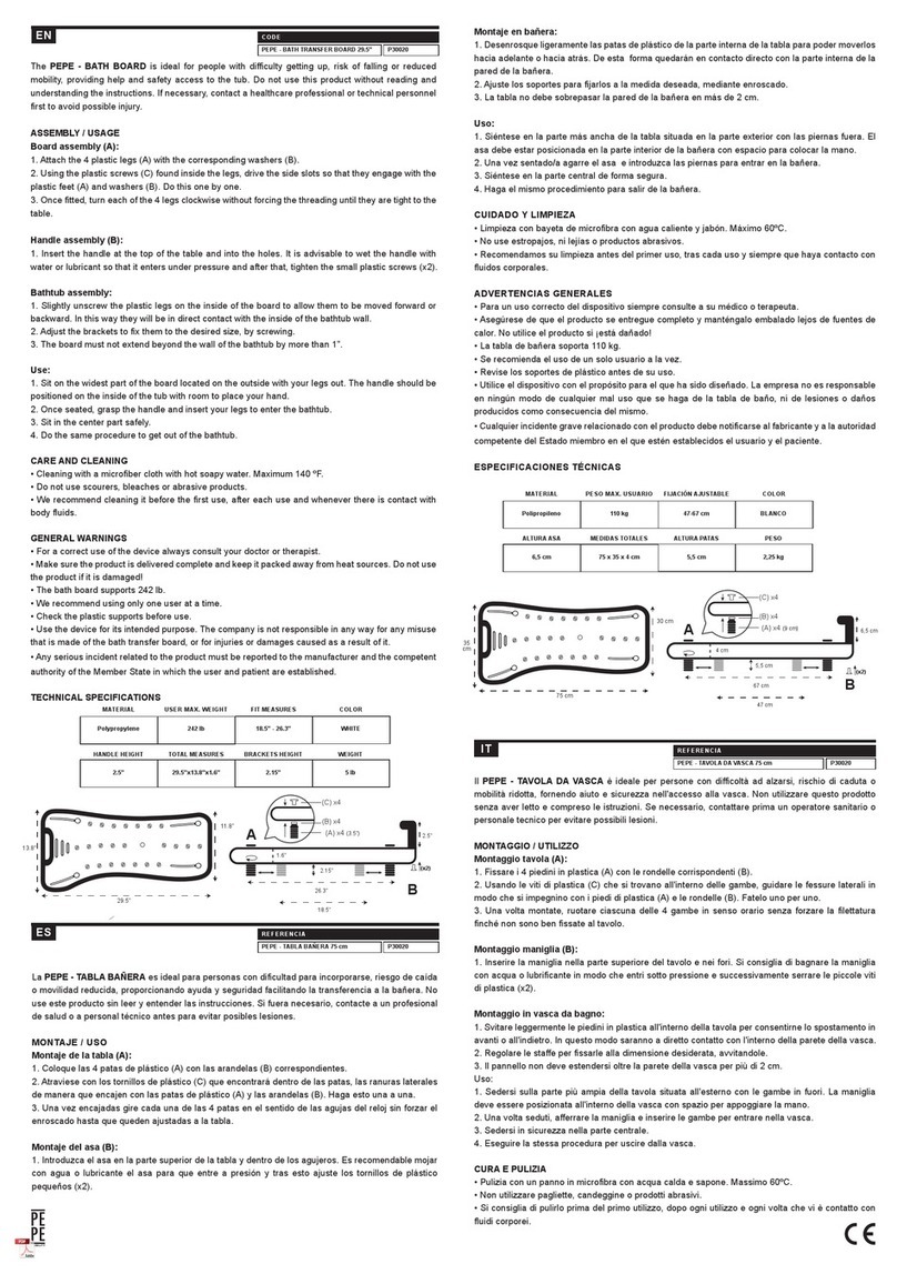 PEPE P30020 manual
