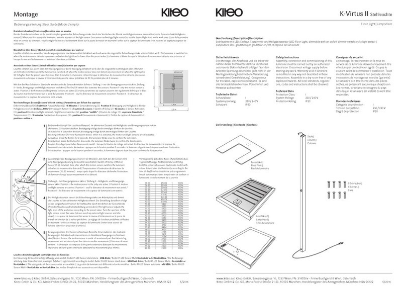 KITEO K-Virtus II User manual
