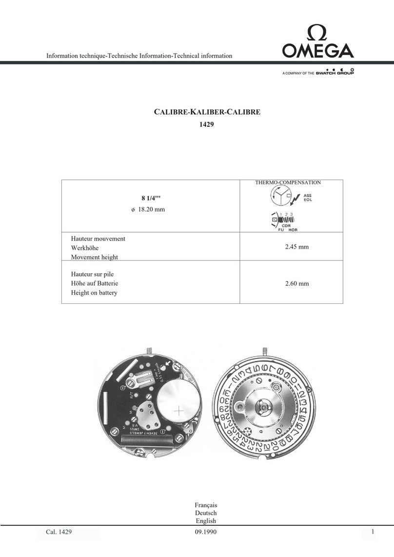 Swatch Omega 1429 Manual