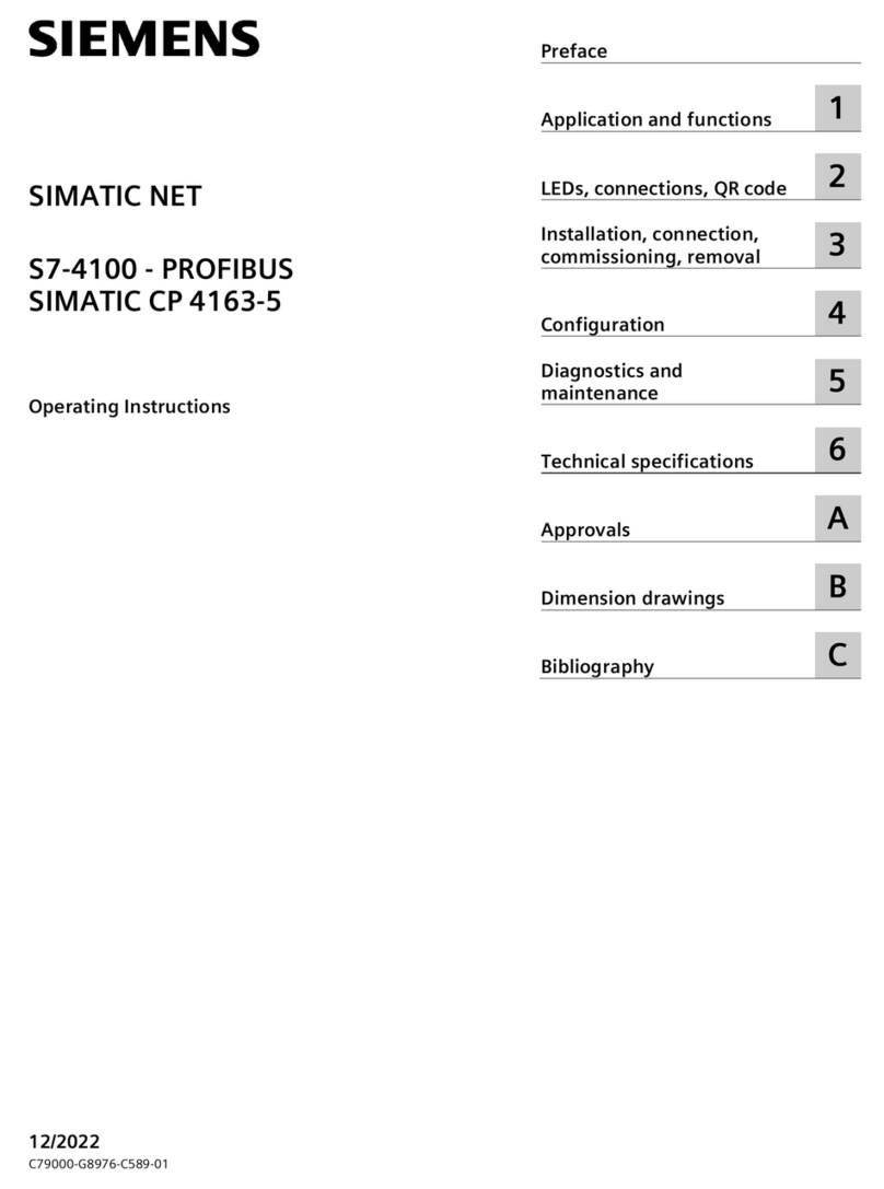 Siemens SIMATIC CP 4163-5 User manual