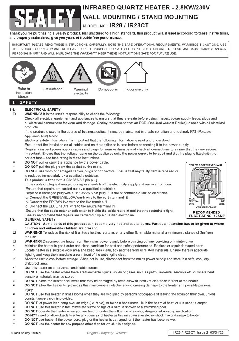 Sealey IR28 instructions