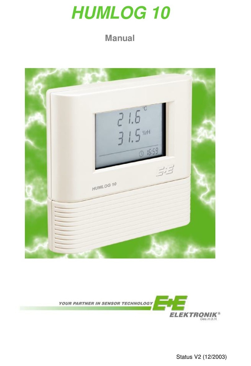 E+E Elektronik HUMLOG 10 manual