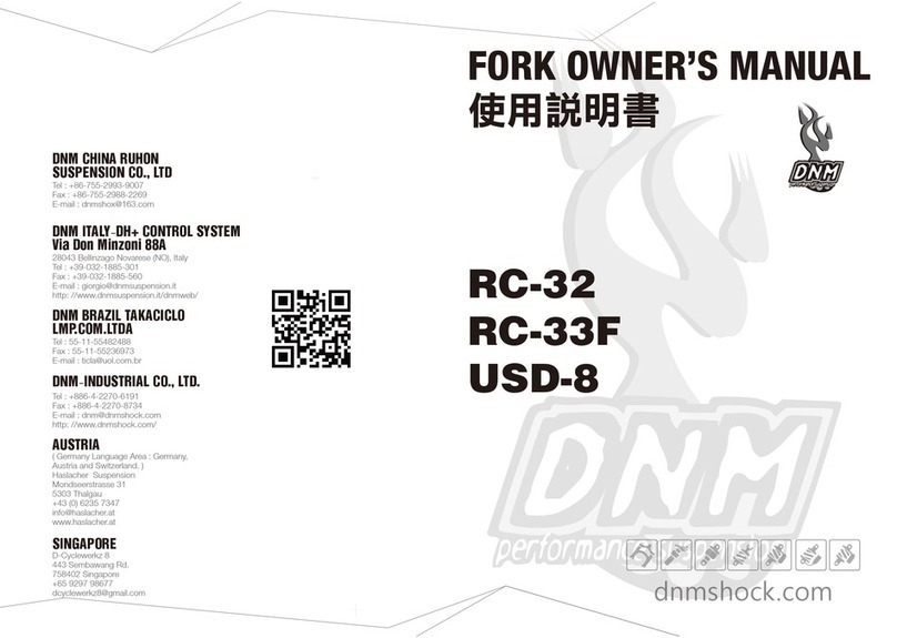 DNM RC-32 owner's manual