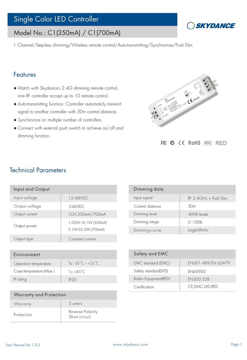 SKYDANCE C1 User manual
