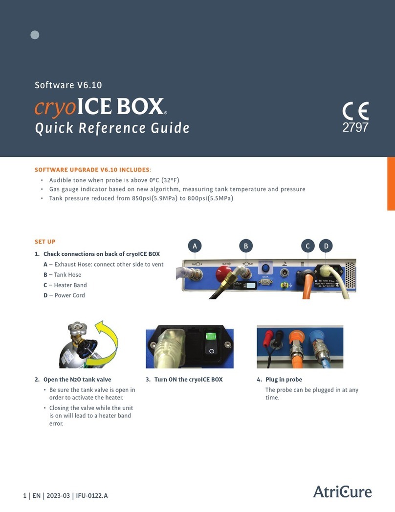 AtriCure cryoICE BOX User manual