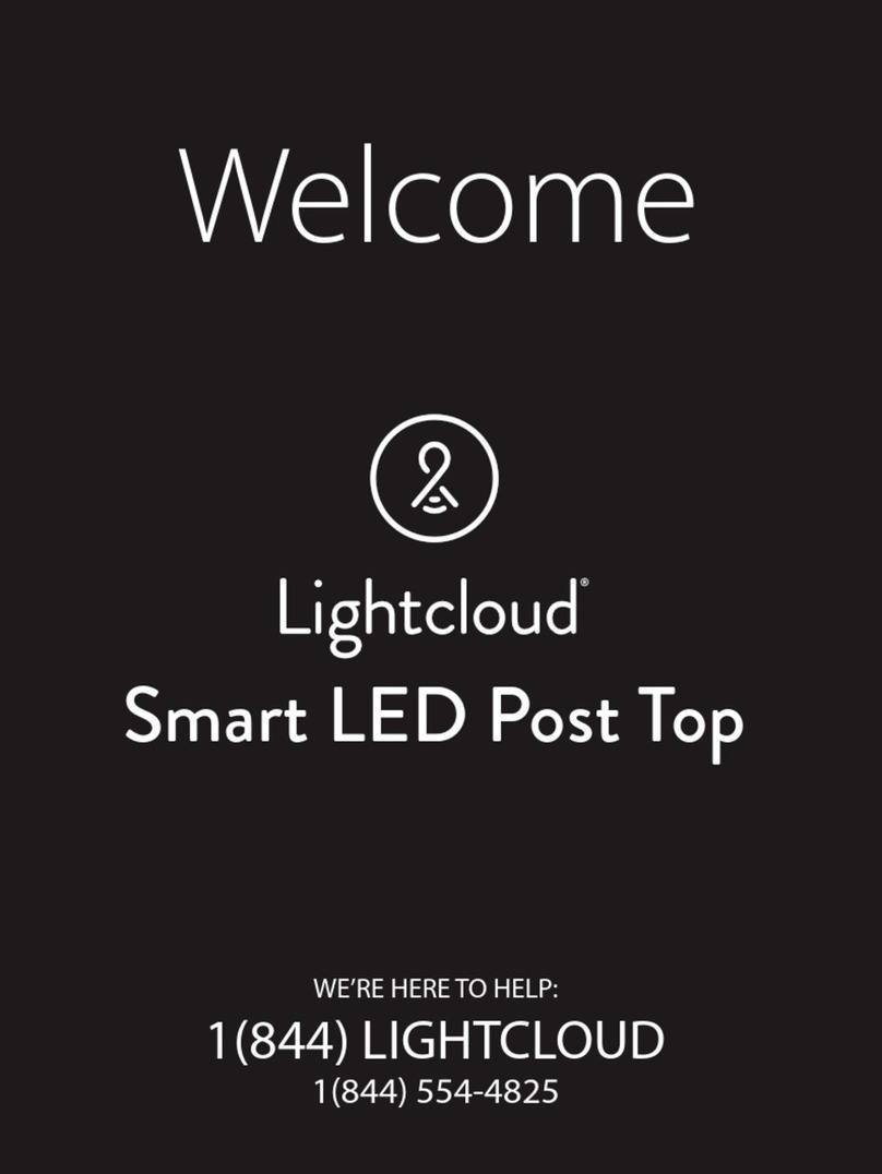 RAB Lighting Lightcloud Smart LED Post Top manual RAB Lighting Lightcloud Smart LED Post Top manual