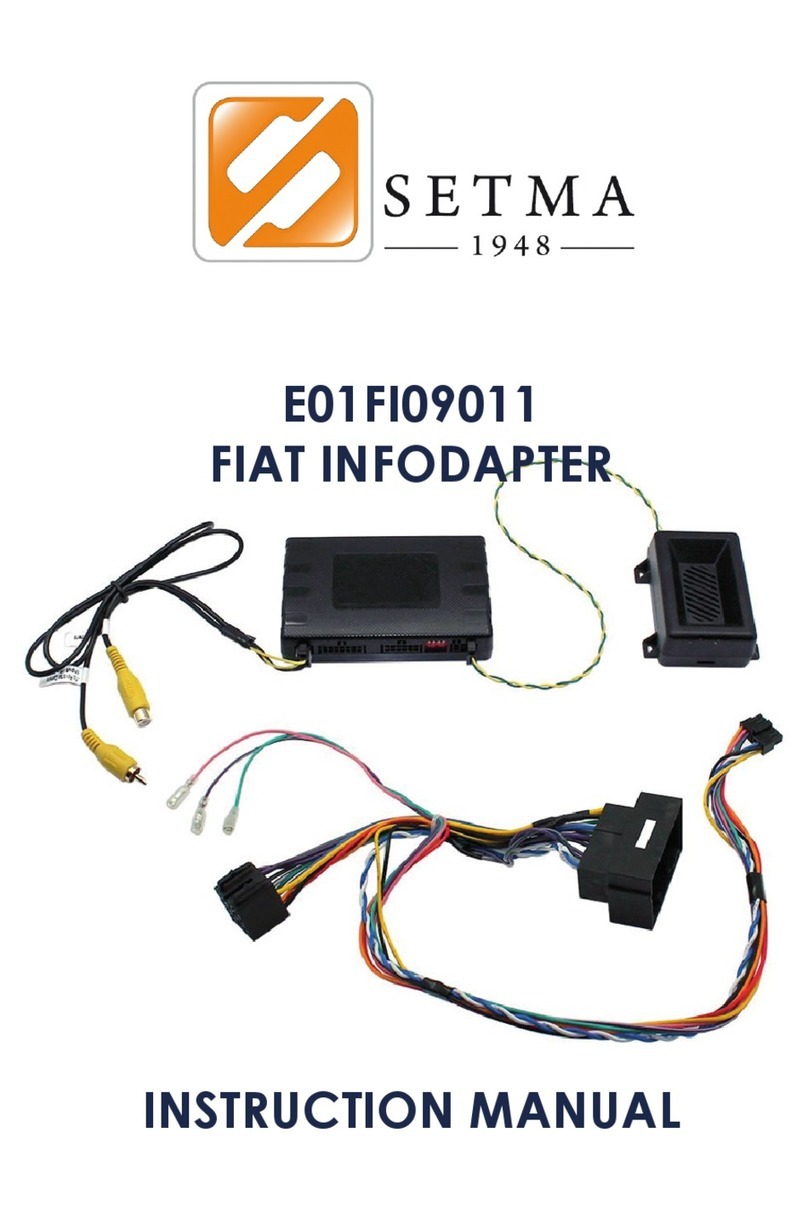 Setma E01FI09011 User manual Setma E01FI09011 User manual
