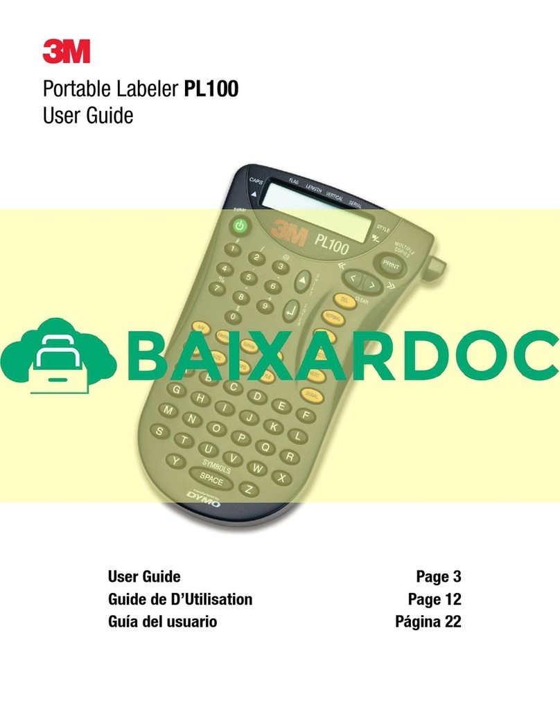 Dymo PL100 user guide