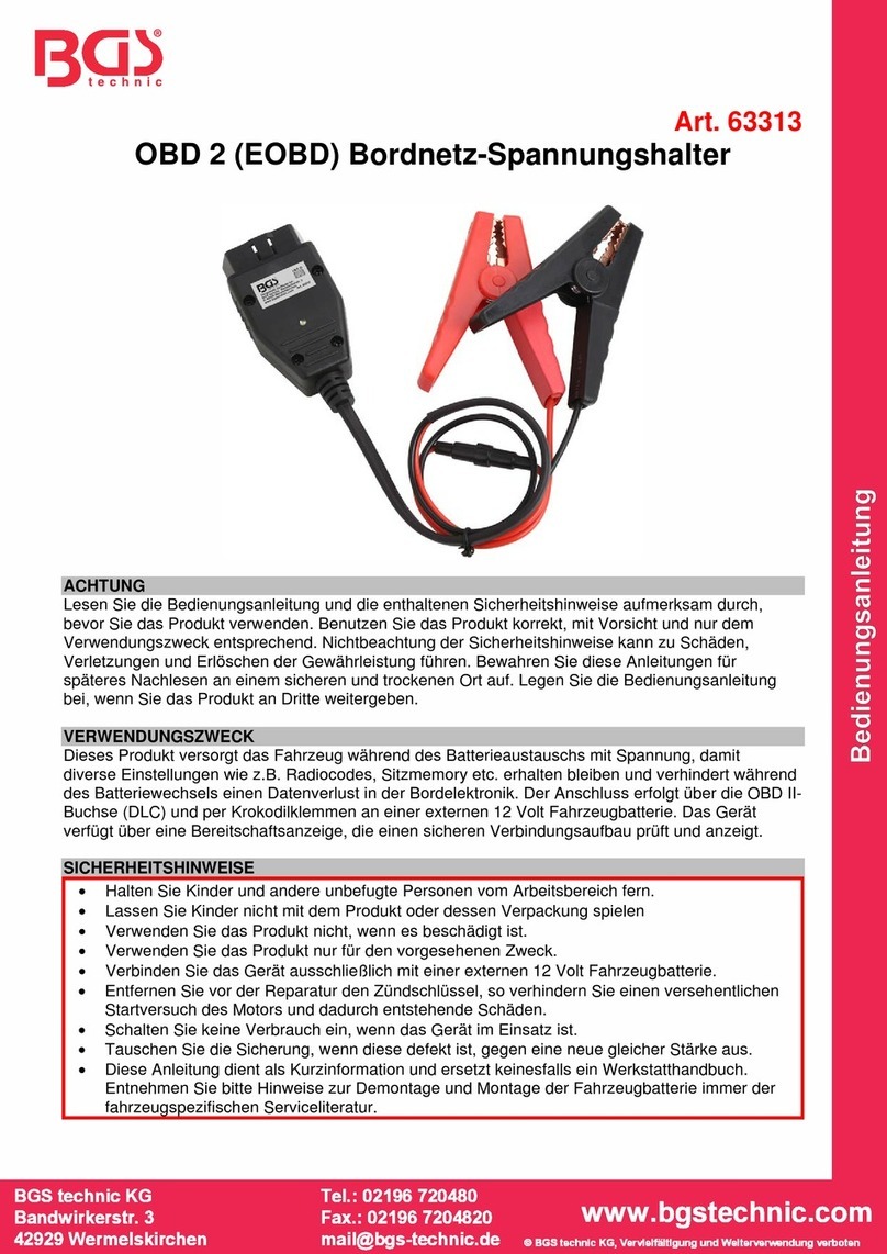BGS technic 63313 instruction manual