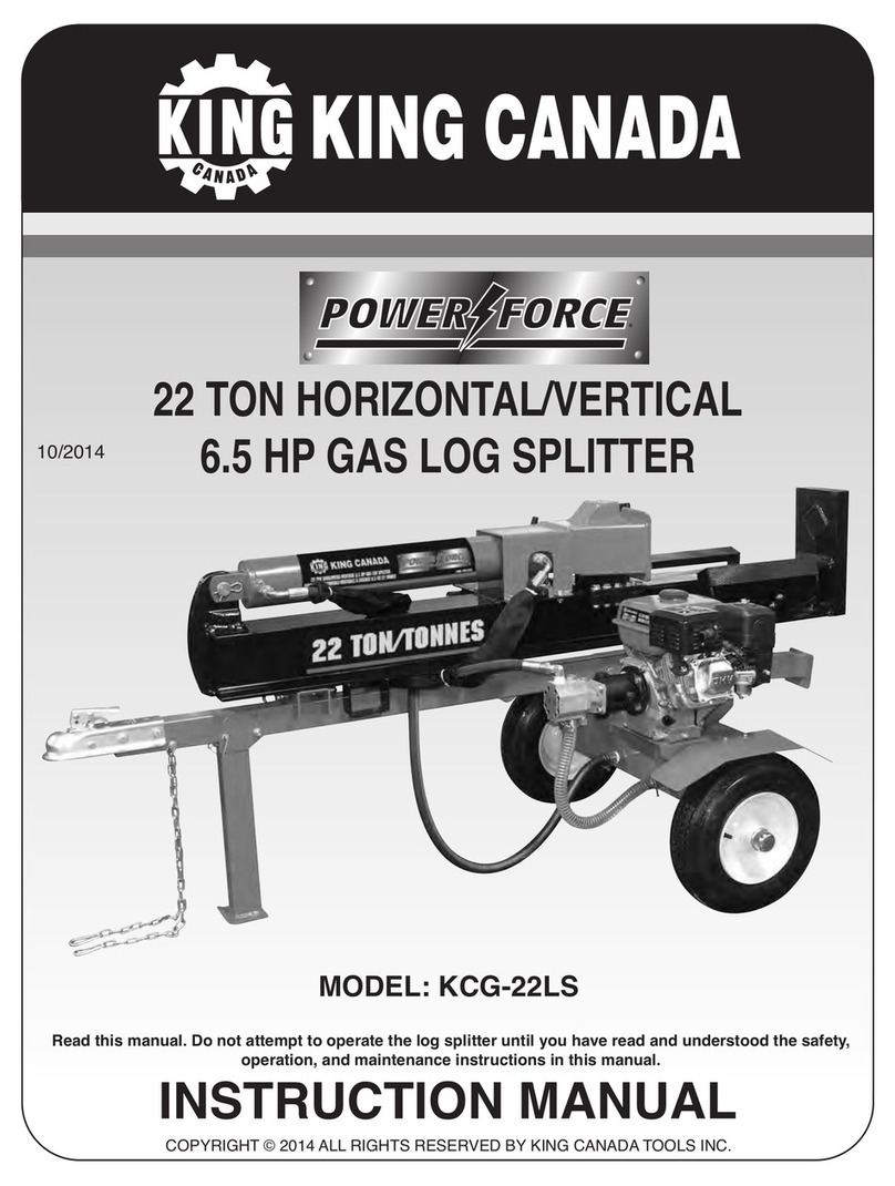 King Canada POWERFORCE KCG-22LS instruction manual