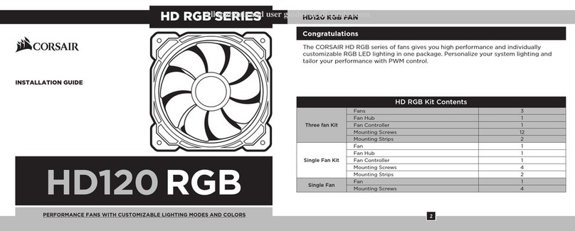 Corsair HD RGB Series User manual