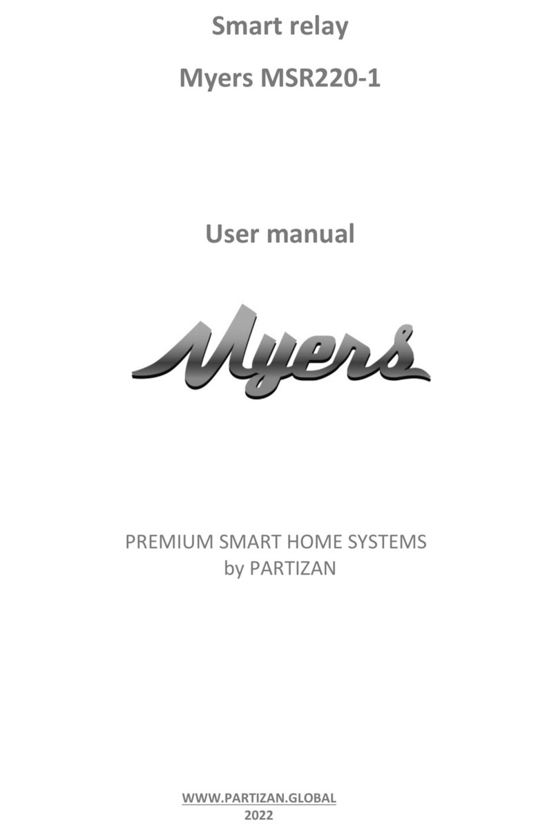 MYERS MSR220-1 User manual