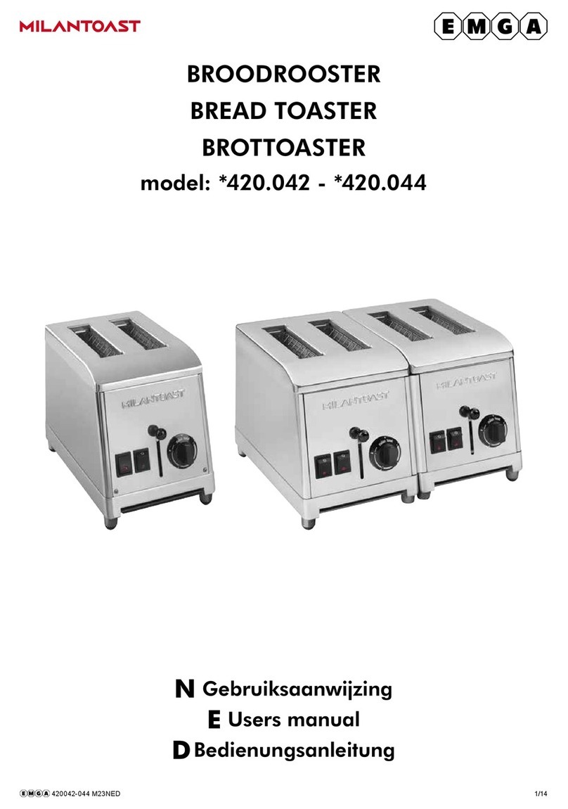 Milantoast 420.042 Series User manual