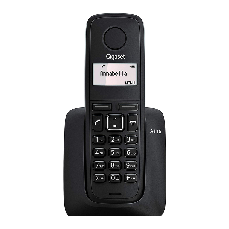 Gigaset A116 User manual