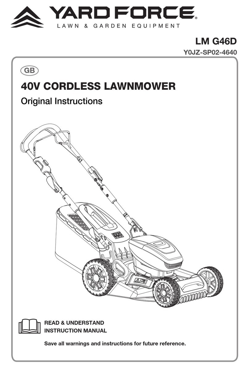 Yard force LM G46D User manual