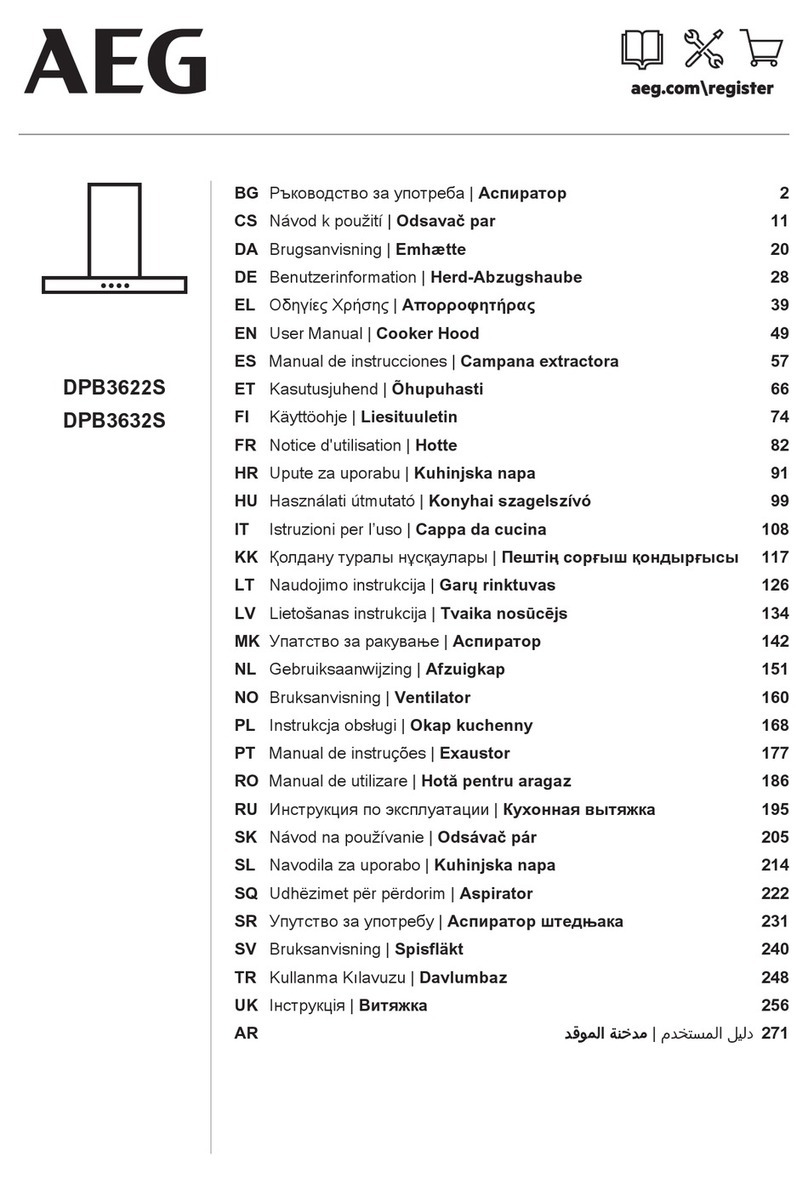 AEG DPB3632S User manual