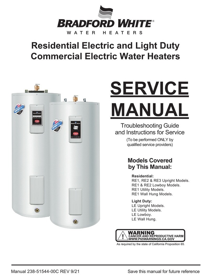 Bradford White RE3 Service manual