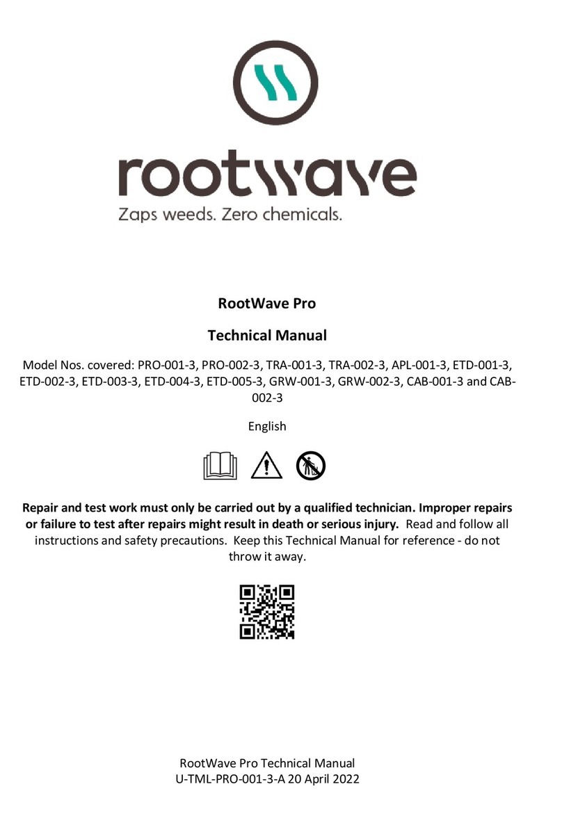RootWave PRO-001-3 Technical manual