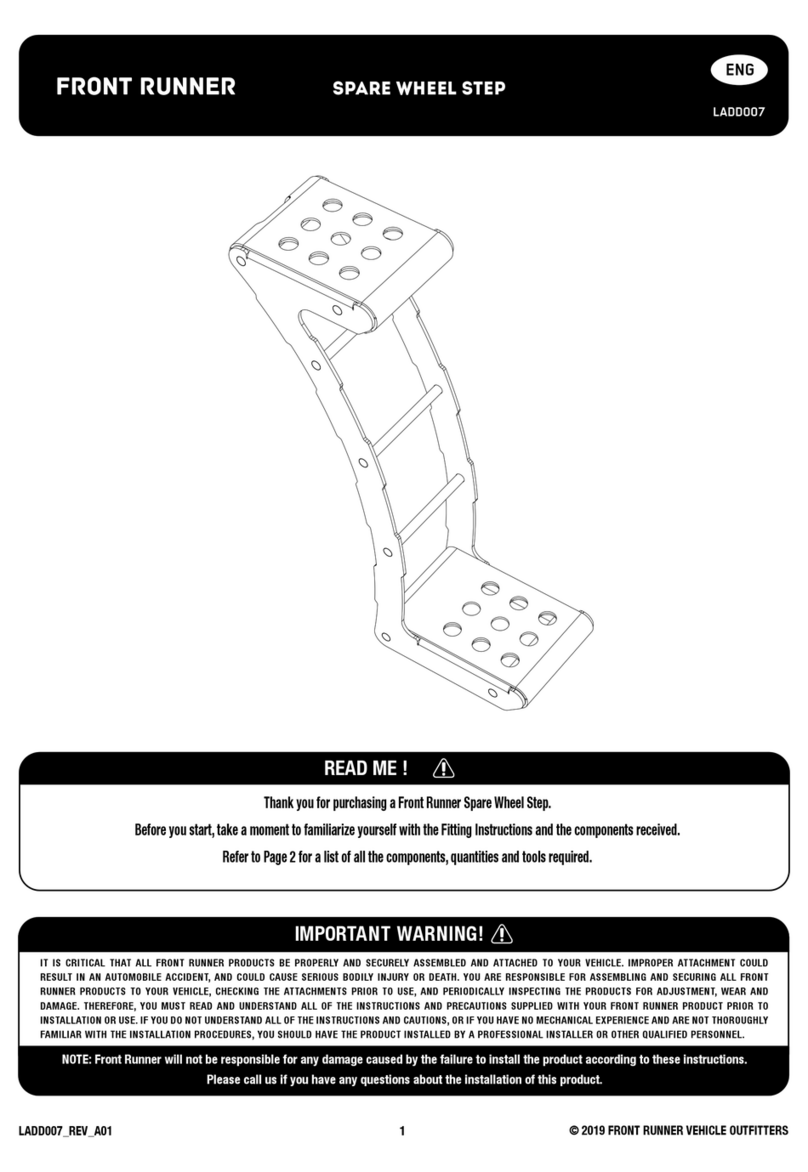 Front Runner LADD007 User manual