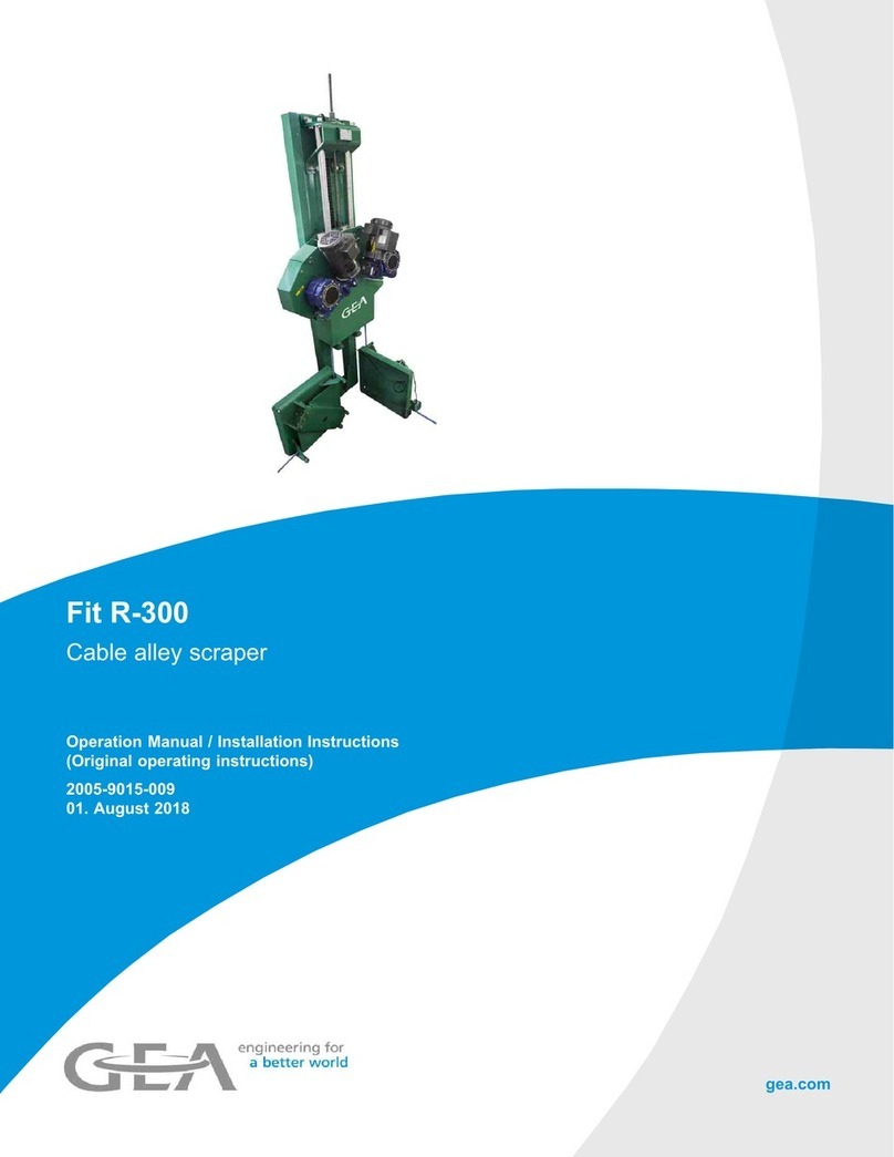 GEA Fit R-300 Operation manual and installation instructions