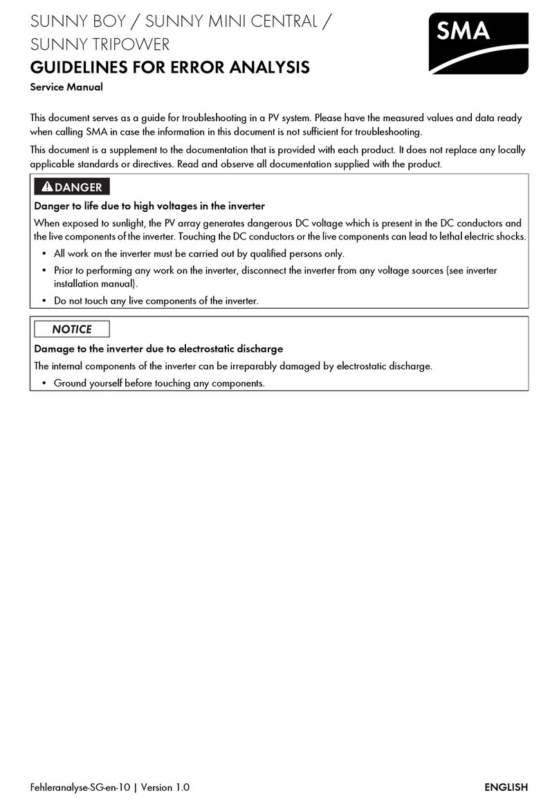 SMA SUNNY BOYSTORAGE Service manual