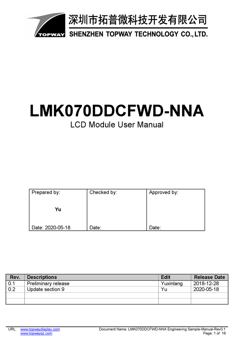 Topway LMK070DDCFWD-NNA User manual