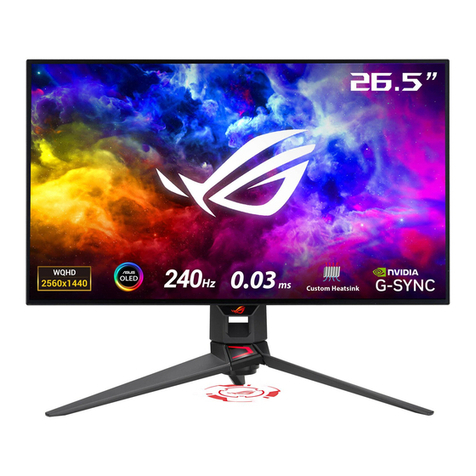 Asus ROG SWIFT OLED PG27AQDM User manual
