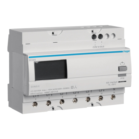 hager EC368 User manual