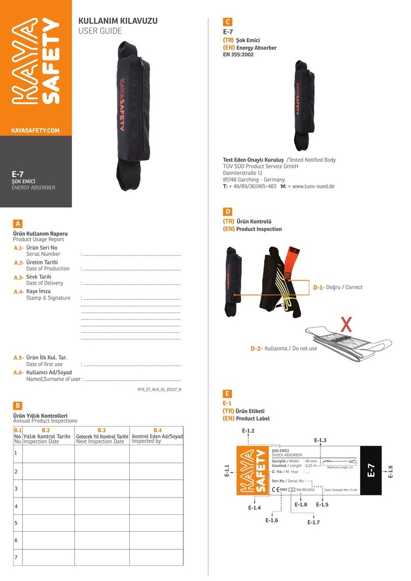 Kaya Safety E-7 user guide