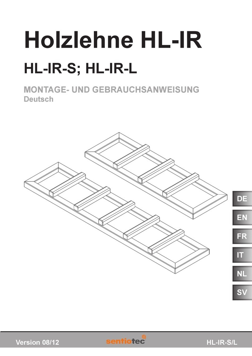Sentiotec HL-IR-S Instructions for installation and use