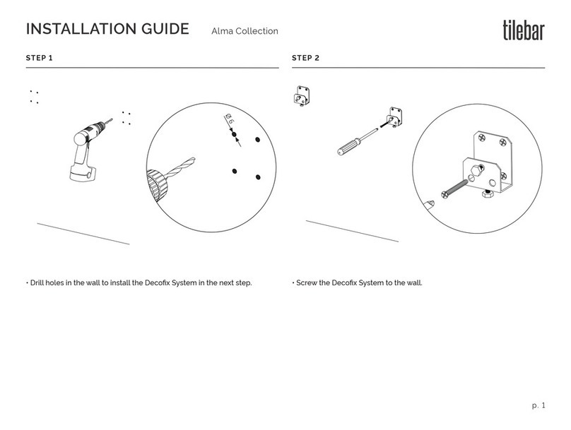 tilebar Alma User manual