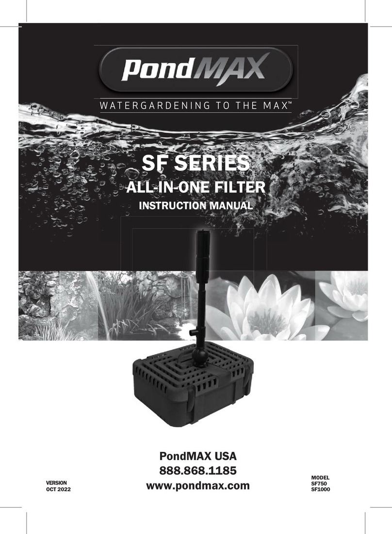 PondMAX SF Series instruction manual