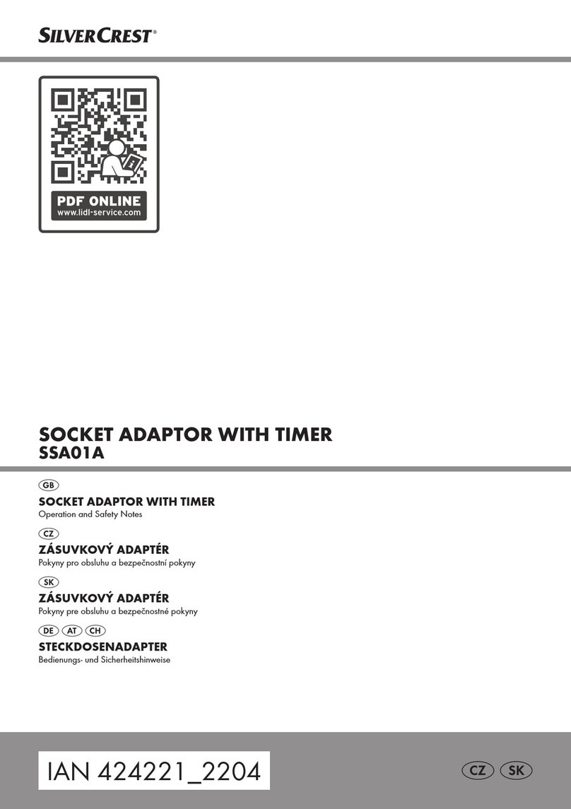 Silvercrest SSA01A User manual Silvercrest SSA01A User manual