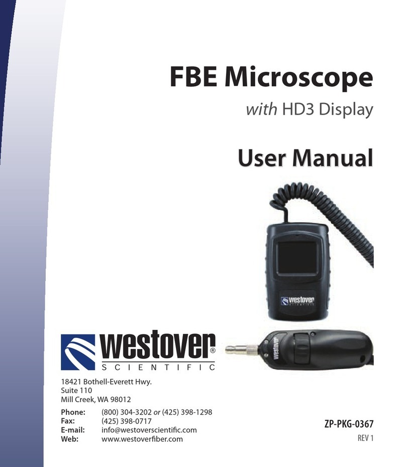 Westover FBE Microscope with HD3 Display User manual