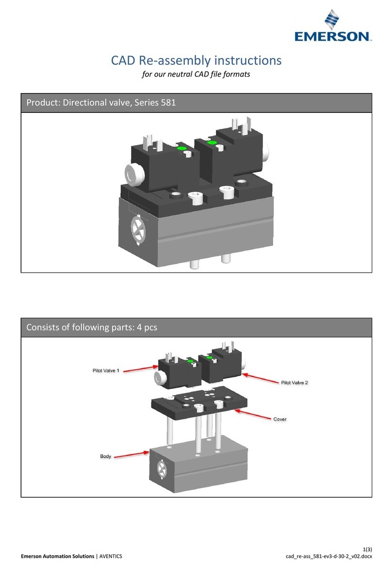 Emerson 581 Series RE-ASSEMBLY INSTRUCTIONS