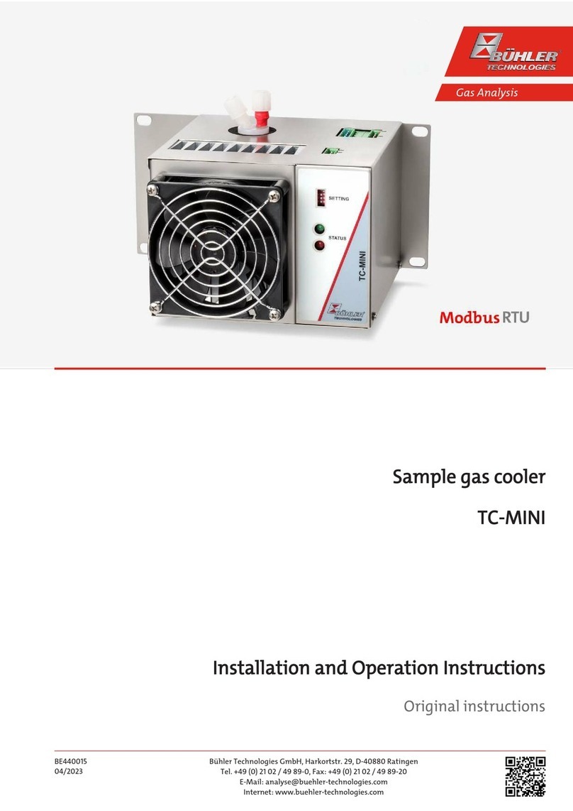Buhler TC-MINI Assembly, installation and operation instructions