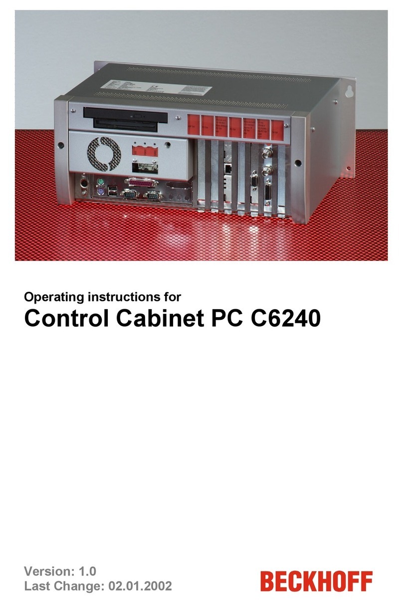 Beckhoff C6240 User manual