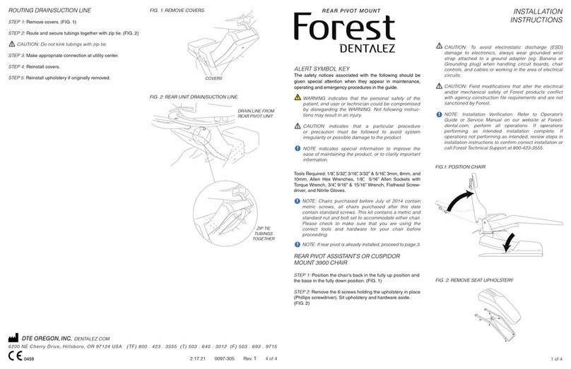 DentalEZ Forest installation instructions DentalEZ Forest installation instructions