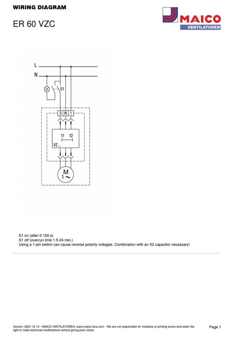 Maico ER 60 VZC Quick start guide