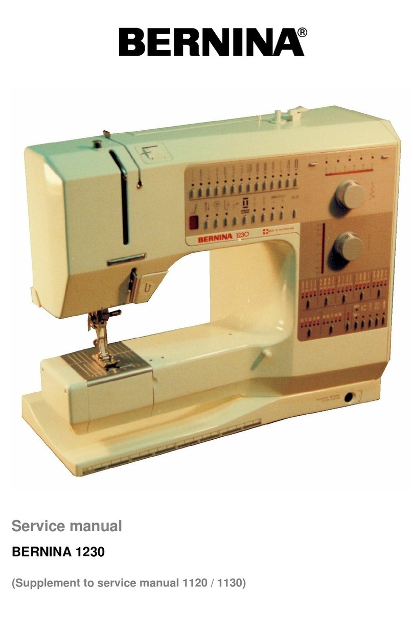 Bernina 1230 User manual Bernina 1230 User manual