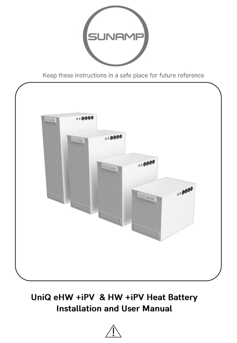 Sunamp UniQ eHW+iPV Installation and user manual