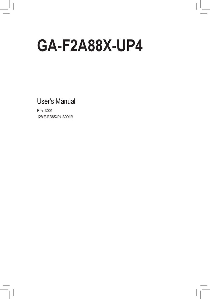 Gigabyte GA-F2A88X-UP4 User manual