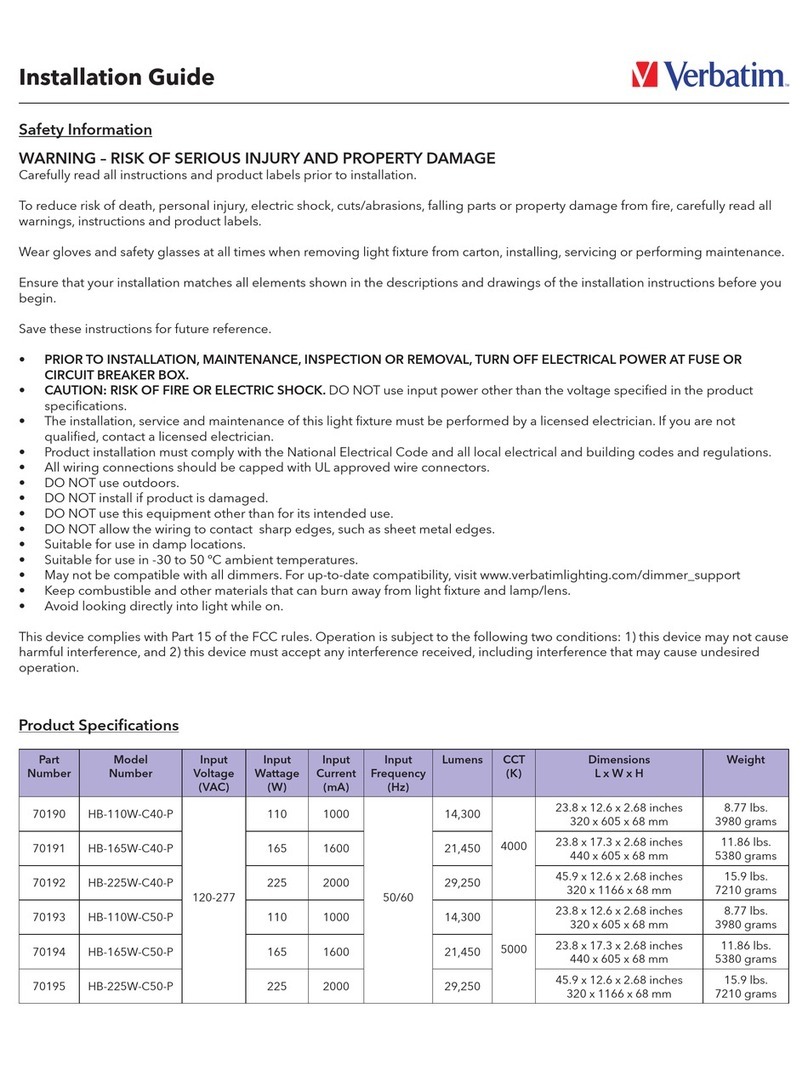 Verbatim 70190 installation guide