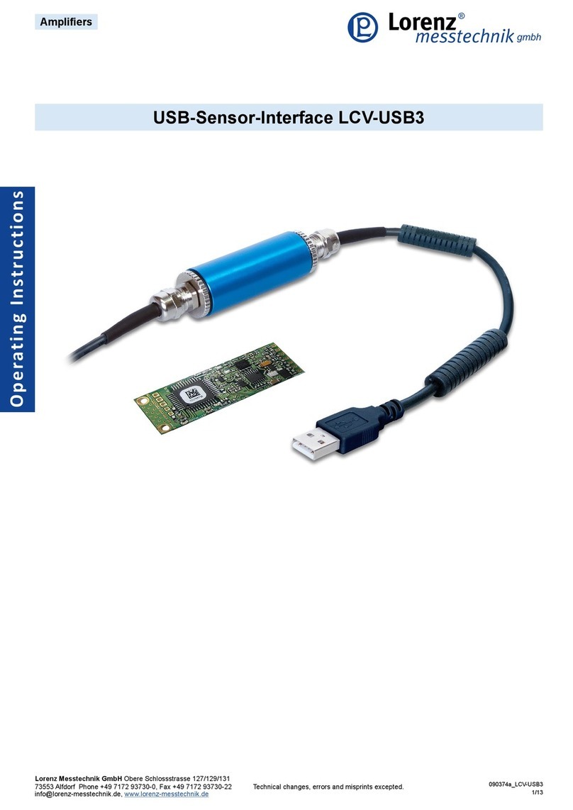 LORENZ MESSTECHNIK LCV-USB3 operating instructions LORENZ MESSTECHNIK LCV-USB3 operating instructions