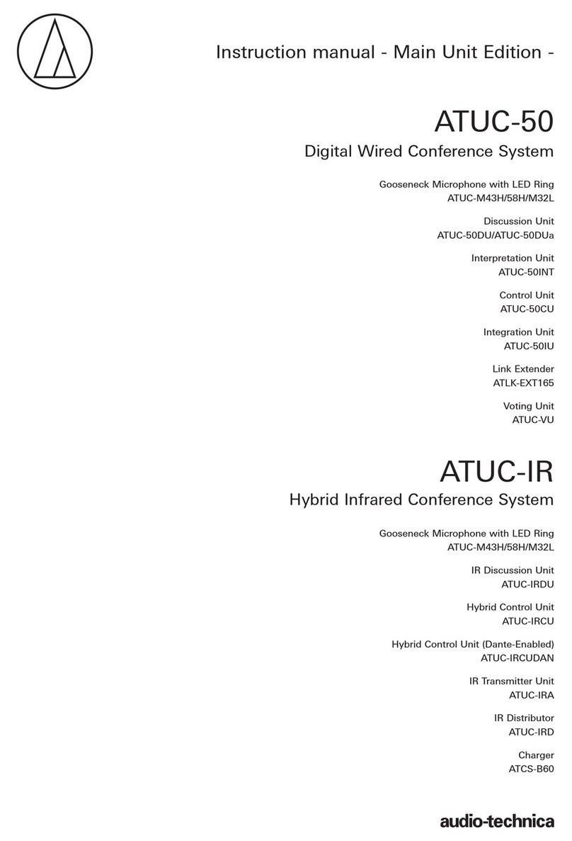 Audio Technica ATUC-M58H instruction manual