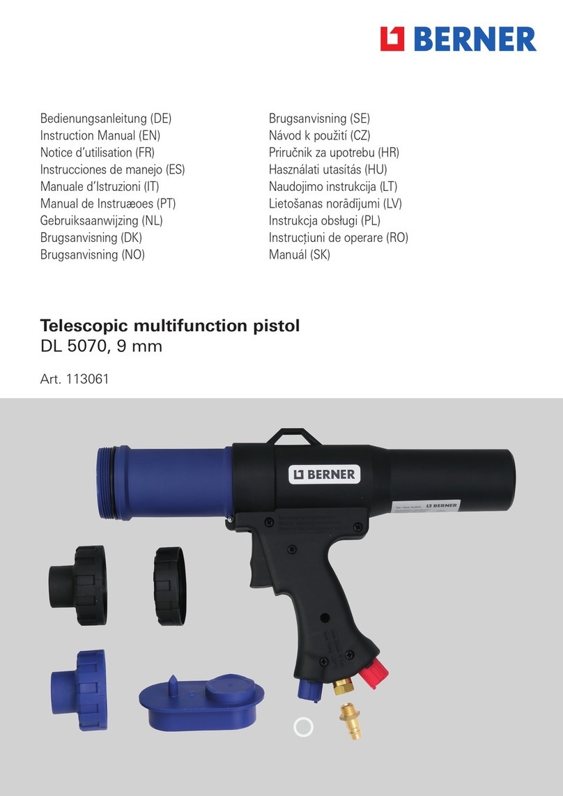 Berner DL 5070 instruction manual