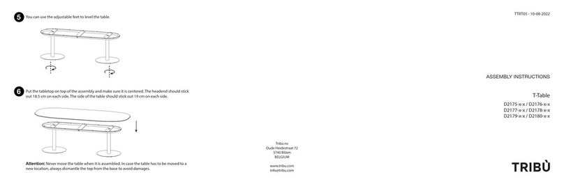 TRIBU D2175 Series Assembly instructions