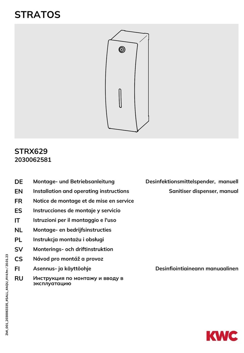 KWC STRATOS STRX629 User manual