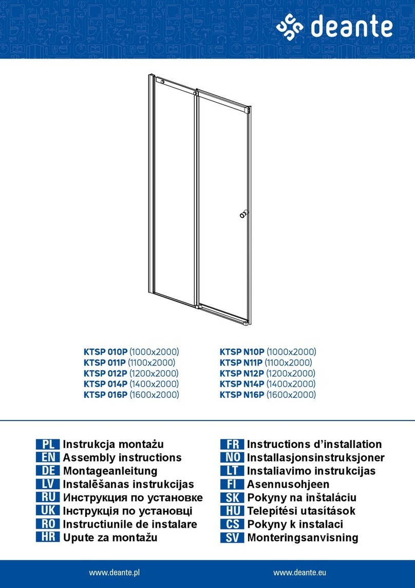 deante KTSP 010P Assembly instructions