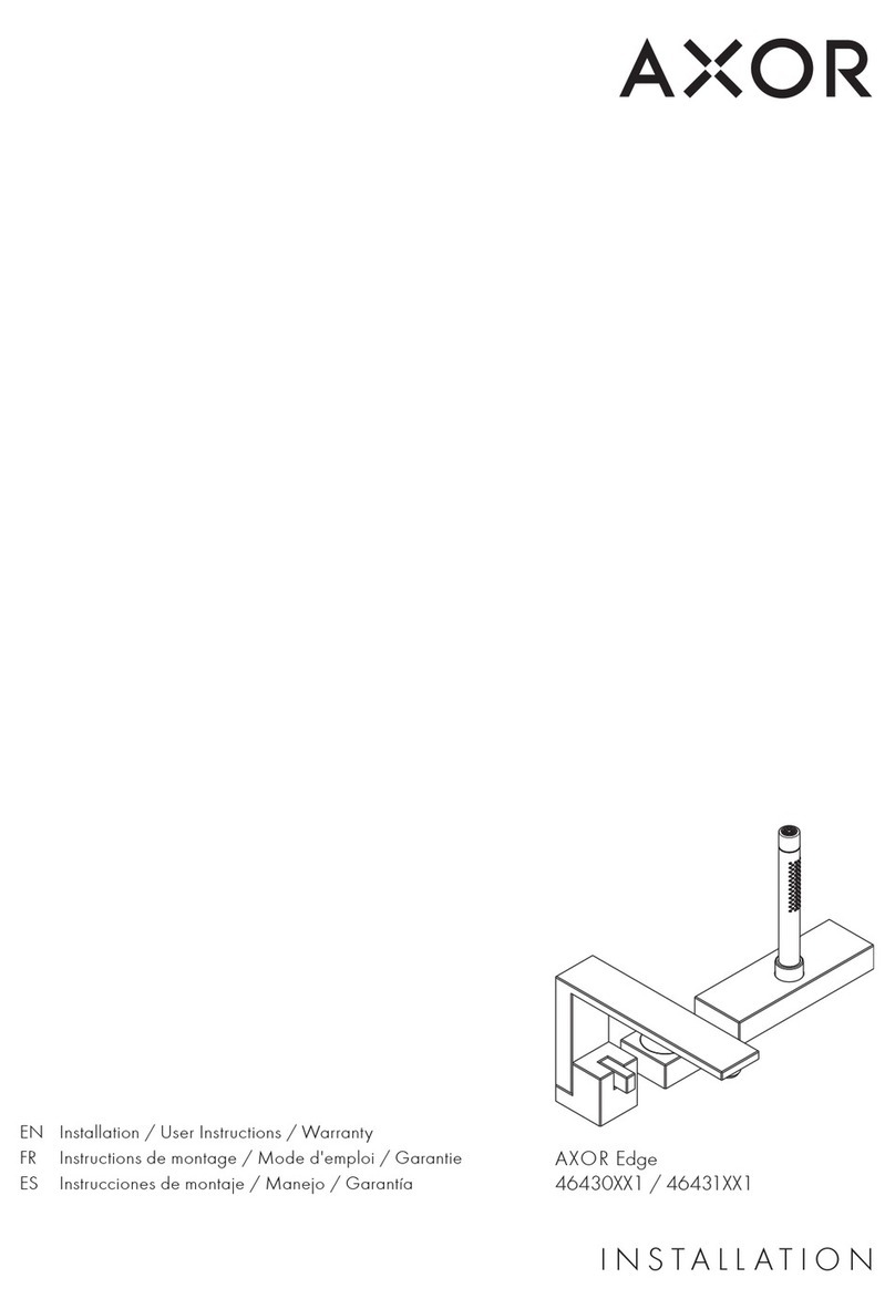 Axor Edge 46430 1 Series Instruction Manual